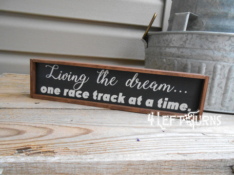 Living the Dream Mini Wood Sign