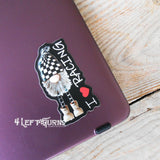 4 Left Turns Racing Stickers for Phones Tablets Laptops Water Bottles