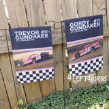 Custom Photo Personalized Racing Garden Flag