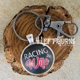Racing wife keychain.