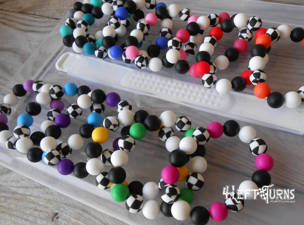 Silicone bead wristlets by 4 Left Turns.