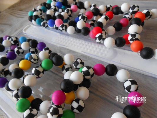 Silicone bead wristlets by 4 Left Turns.