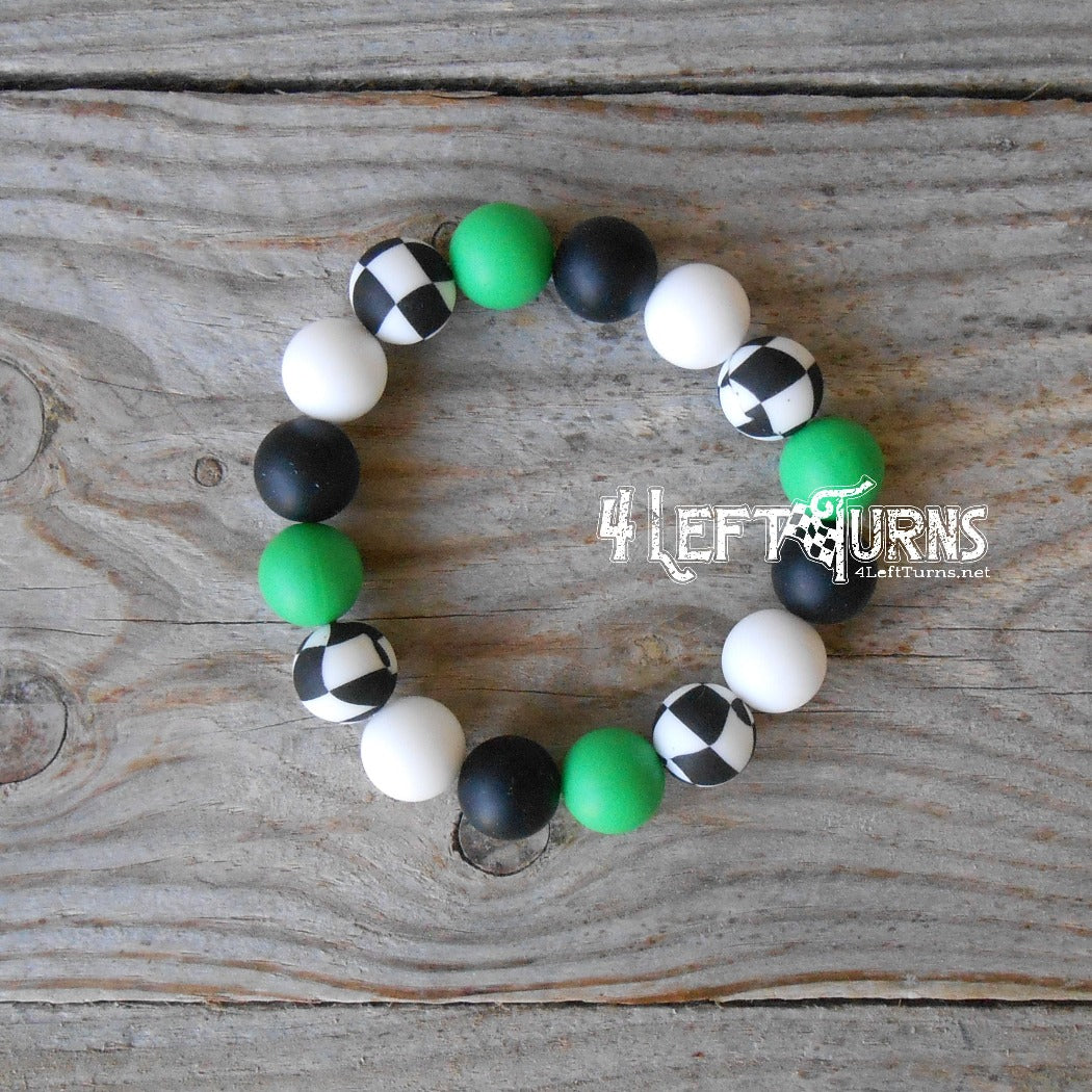 Silicone bead wristlets by 4 Left Turns.