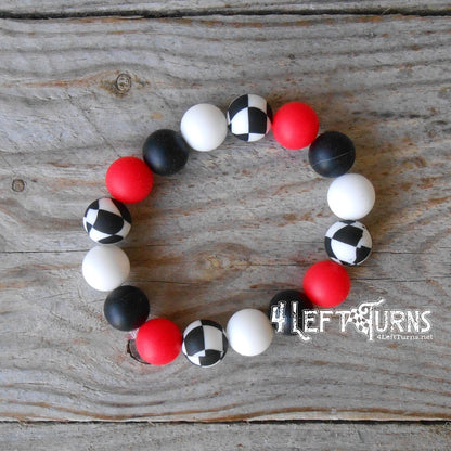 Silicone bead wristlets by 4 Left Turns.