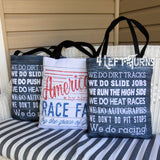 4 Left Turns Racing Tote Bags