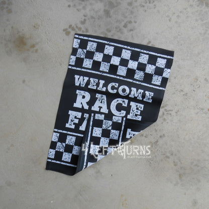 4 Left Turns Racing Garden Flags
