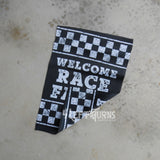 4 Left Turns Racing Garden Flags